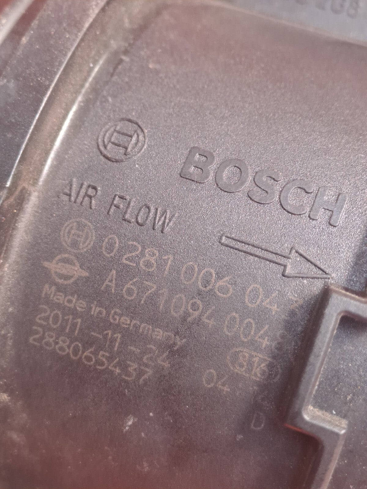 ✅Ssangyong Korando S 2013 2.0 Diesel AIR FLOW MASS METER A6710940048 Warranty - Image 2