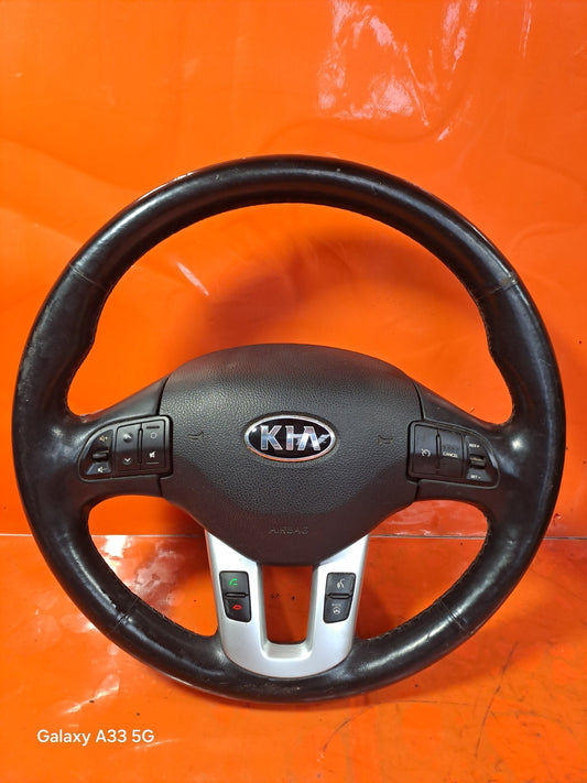 ✅KIA SPORTAGE 4 1.7 DIESEL 2014 MULTIFUNCTION STEERING WHEEL 56110-3U991EQ A287 - Image 1