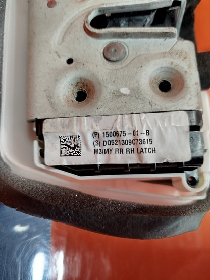 ✅2018-2025 TESLA MODEL 3 REAR RIGHT DOOR LOCK MECHANISM 1500675-01-B + WARRANTY - Image 8