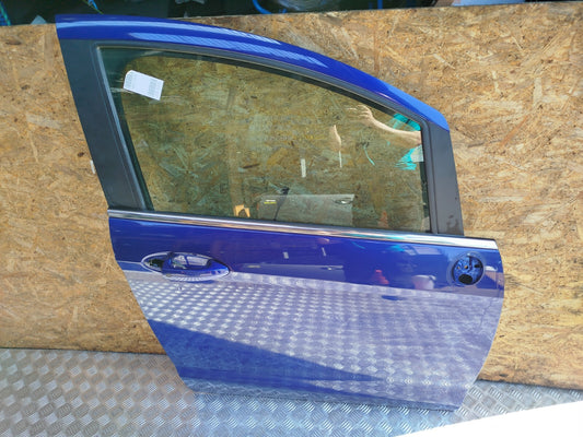 ✅FORD B-MAX TITANIUM 1.0 PETROL 2014 FRONT RIGHT DOOR BARE BLUE Warranty A285 - Image 1