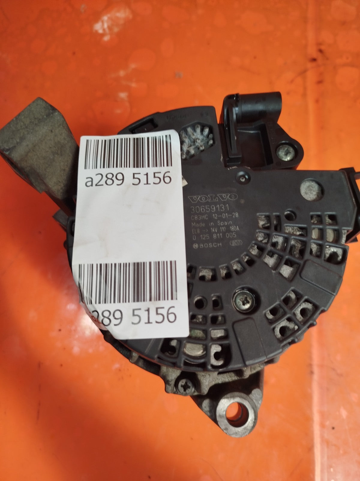 ✅VOLVO XC60 SE AWD 2.4 DIESEL 2012 ALTERNATOR 30659131 Warranty A289 - Image 4