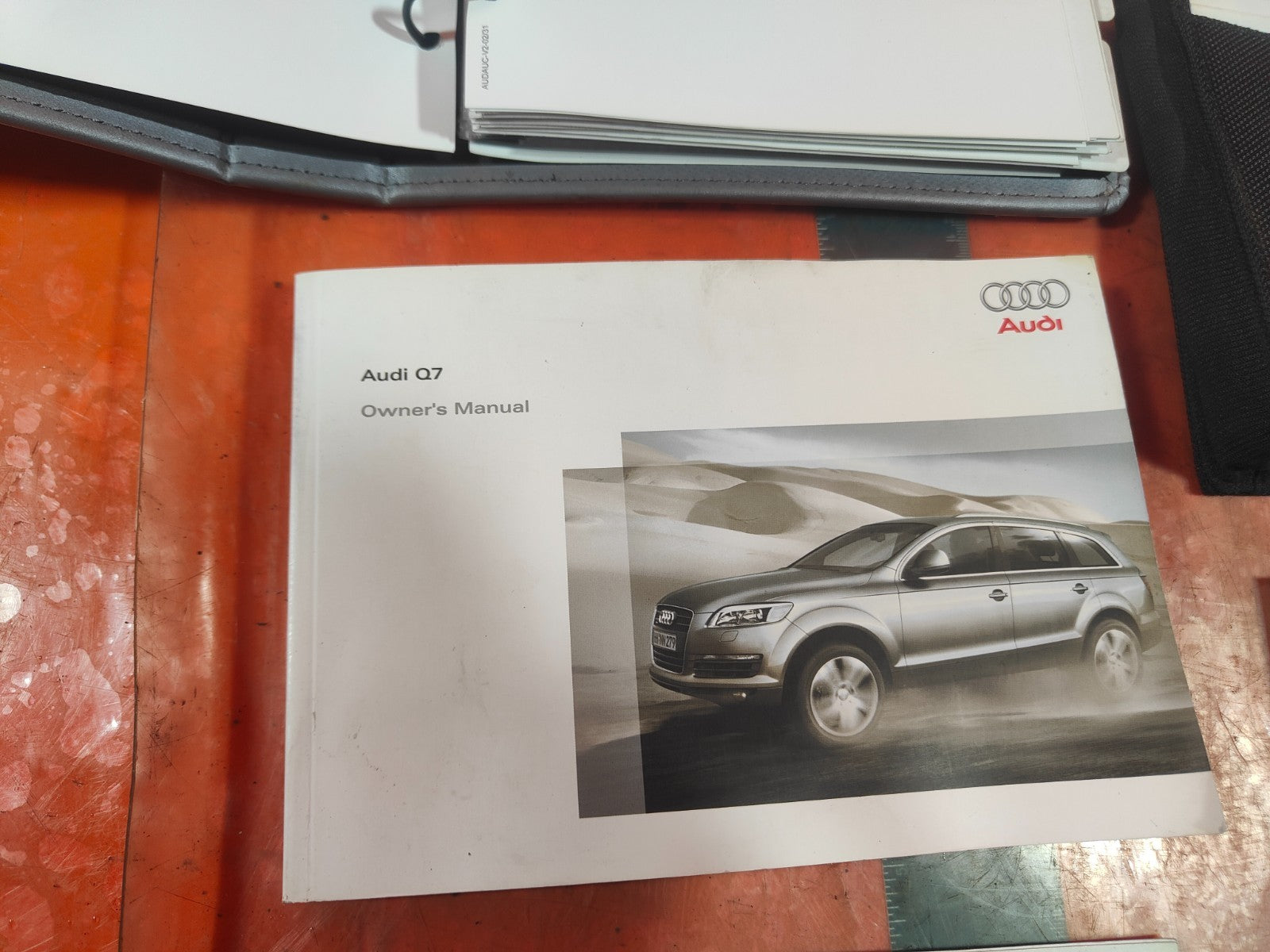 ✅2009 AUDI Q7 4L HANDBOOK OWNERS MANUAL WALLET + WARRANTY A300 - Image 7