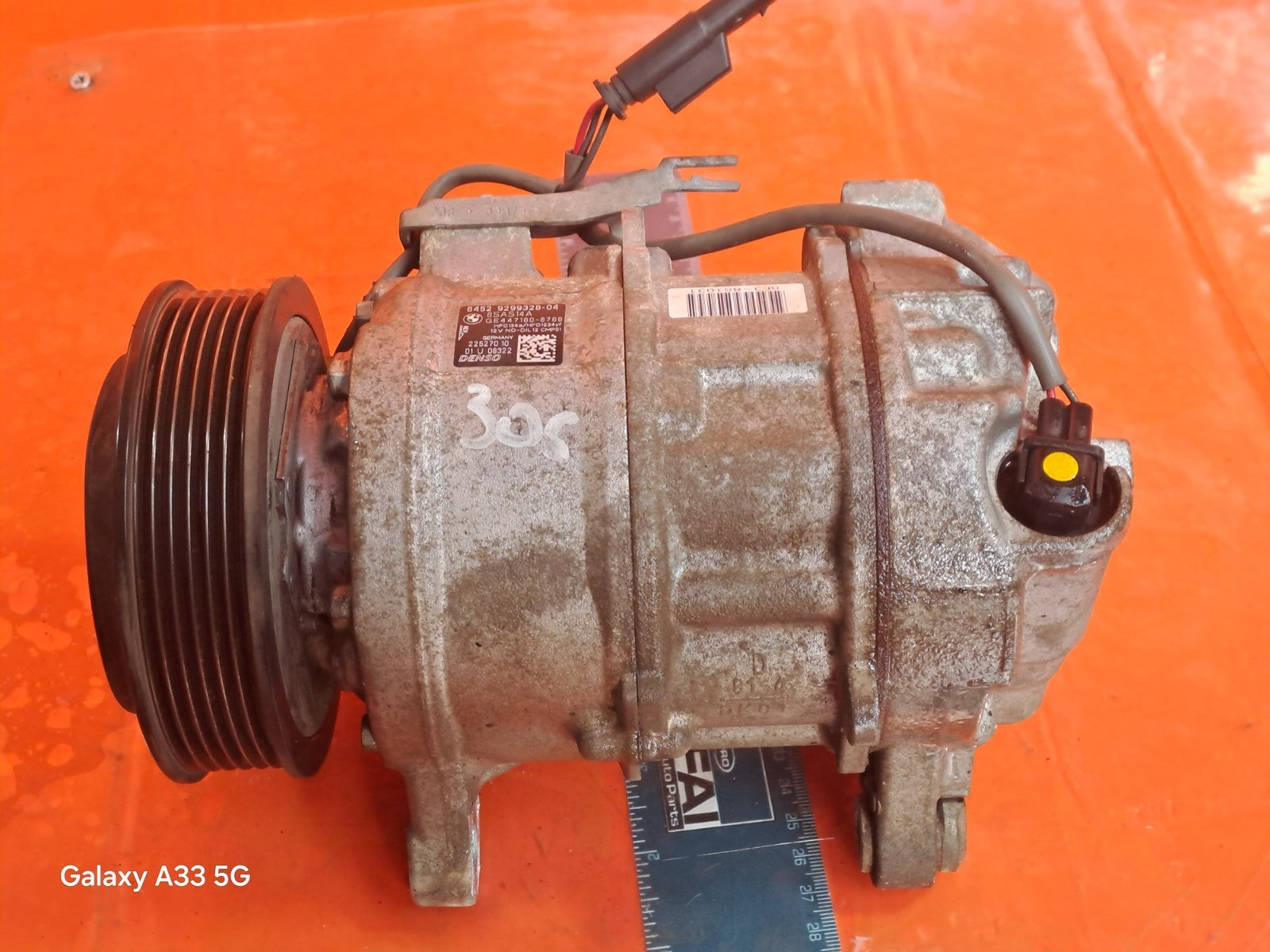 ✅2017 BMW 2 SERIES F22 A/C AIR CONDITIONING COMPRESSOR 9299328 + WARRANTY A306 - Image 2