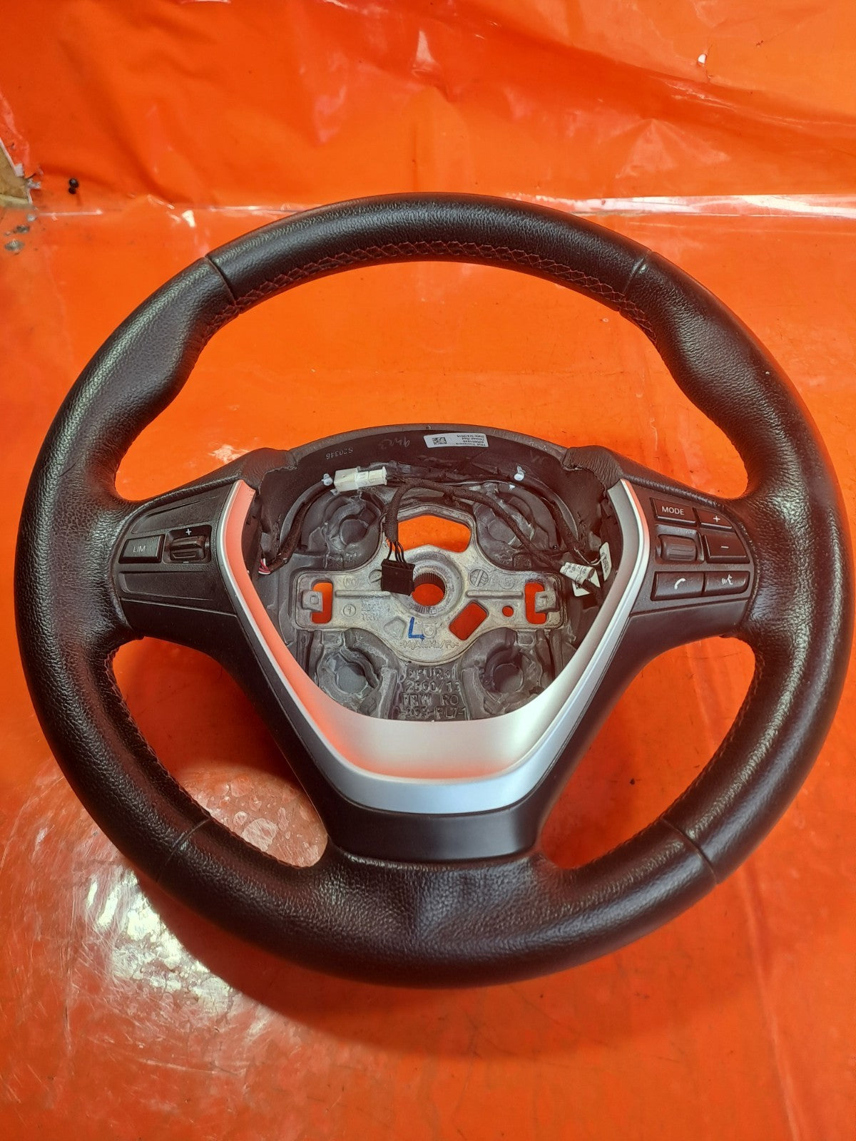 ✅BMW F22 218D SPORT 2.0 DIESEL 2015 MULTIFUNCTION LEATHER STEERING WHEEL A361 - Image 5