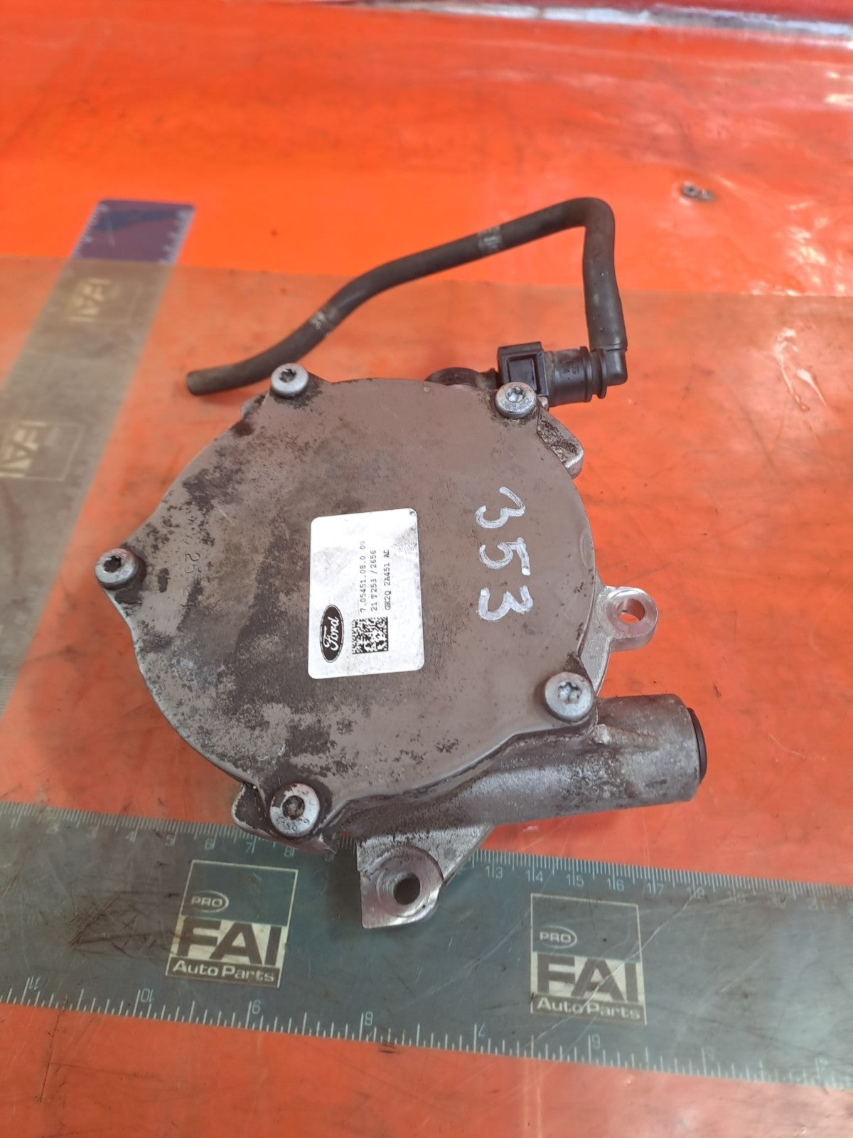 ✅2022 FORD TRANSIT CUSTOM VACUUM PUMP GK2Q-2A451-AD + WARRANTY A353 - Image 8