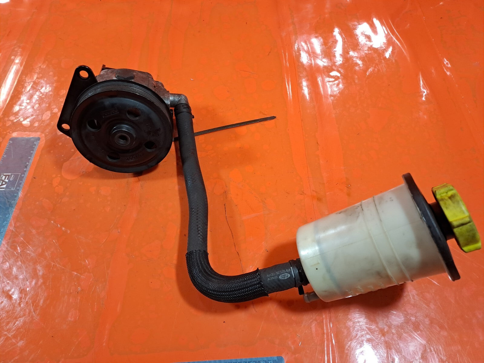 ✅2010 LAND ROVER DISCOVERY 4 L319 3.0D POWER STEERING PUMP AH223A696AB +WARRANTY - Image 7