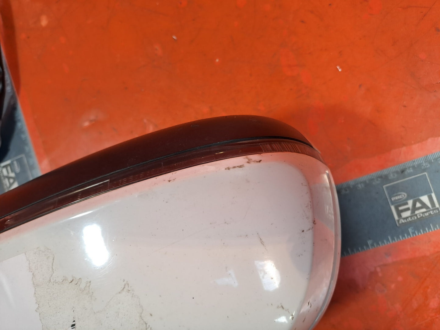 ✅AUDI A5 S LINE CABRIO 2.0 PETROL 2009 FRONT RIGHT MIRROR WHITE E1021053 A234 - Image 11