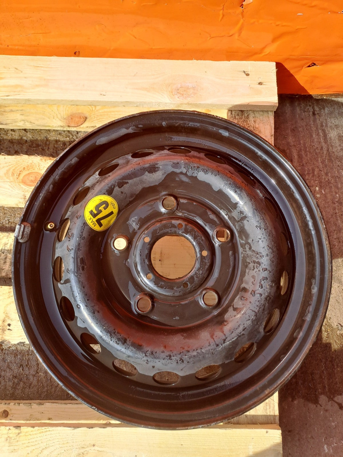 ✅2022 Ford Transit Custom V362 Black Steel Wheel KK21-1015-CB KK21-1015-DB - Image 1