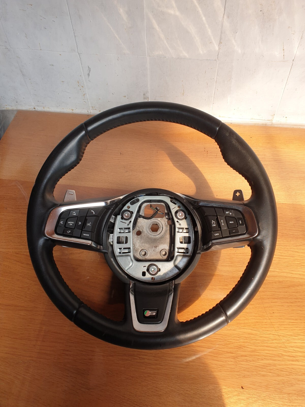 ✅2017 JAGUAR F-PACE X761 3.0P STEERING WHEEL HK8M-3F563-DA + WARRANTY A196 - Image 11