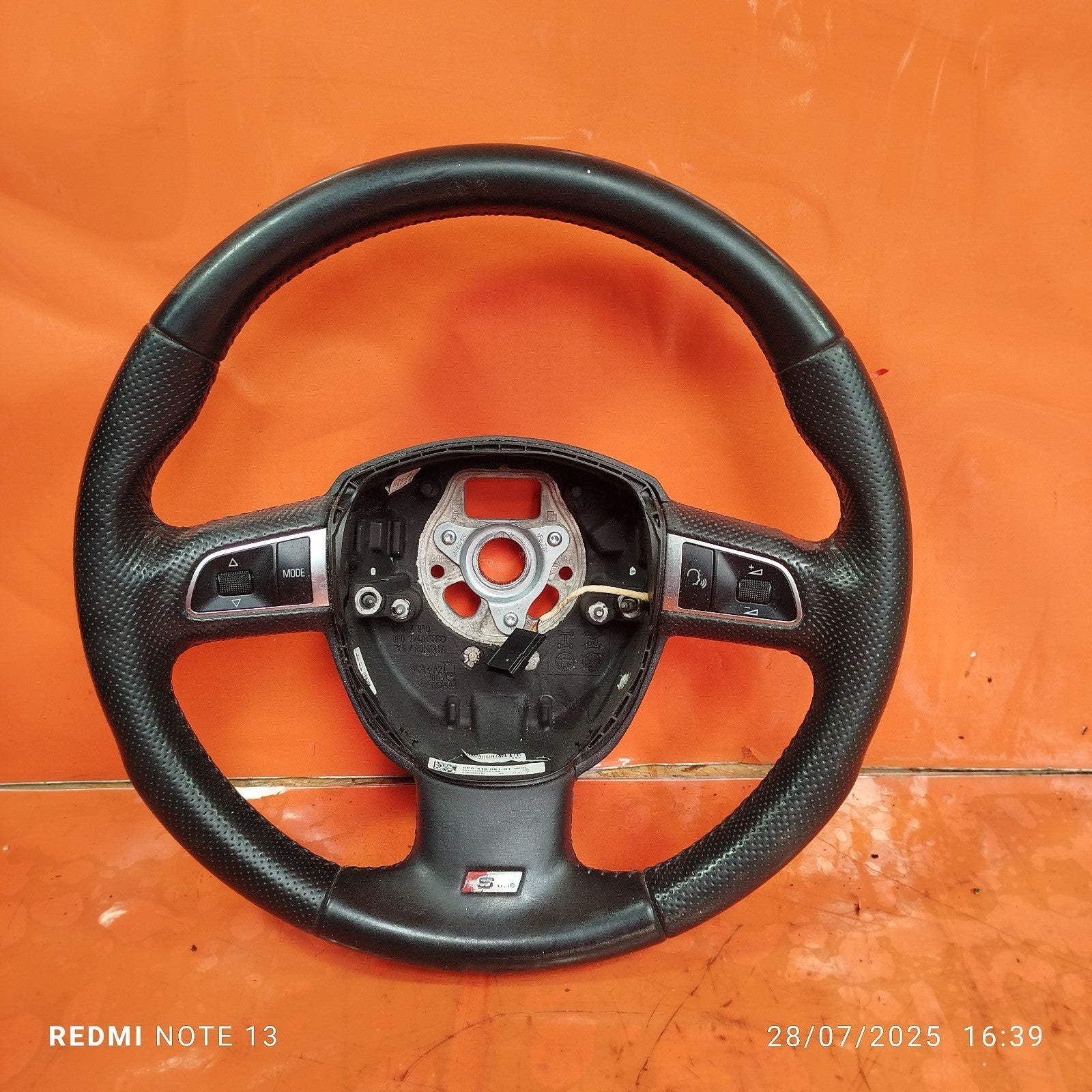 ✅AUDI Q5 S LINE 2.0 DIESEL 2012 MULTIFUNCTION STEERING WHEEL 8P0419091DT A291 - Image 1