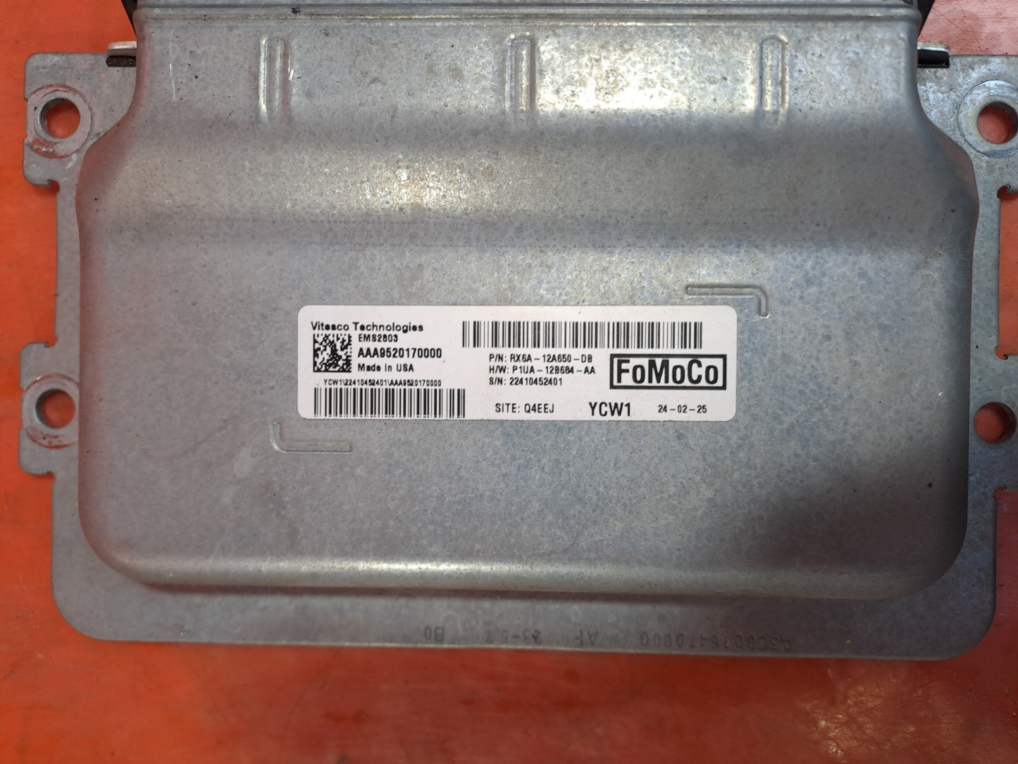 ✅FORD KUGA ST-LINE 2.5 PETROL 2025 ENGINE CONTROL MODULE ECU RX6A12A650DB A326 - Image 7