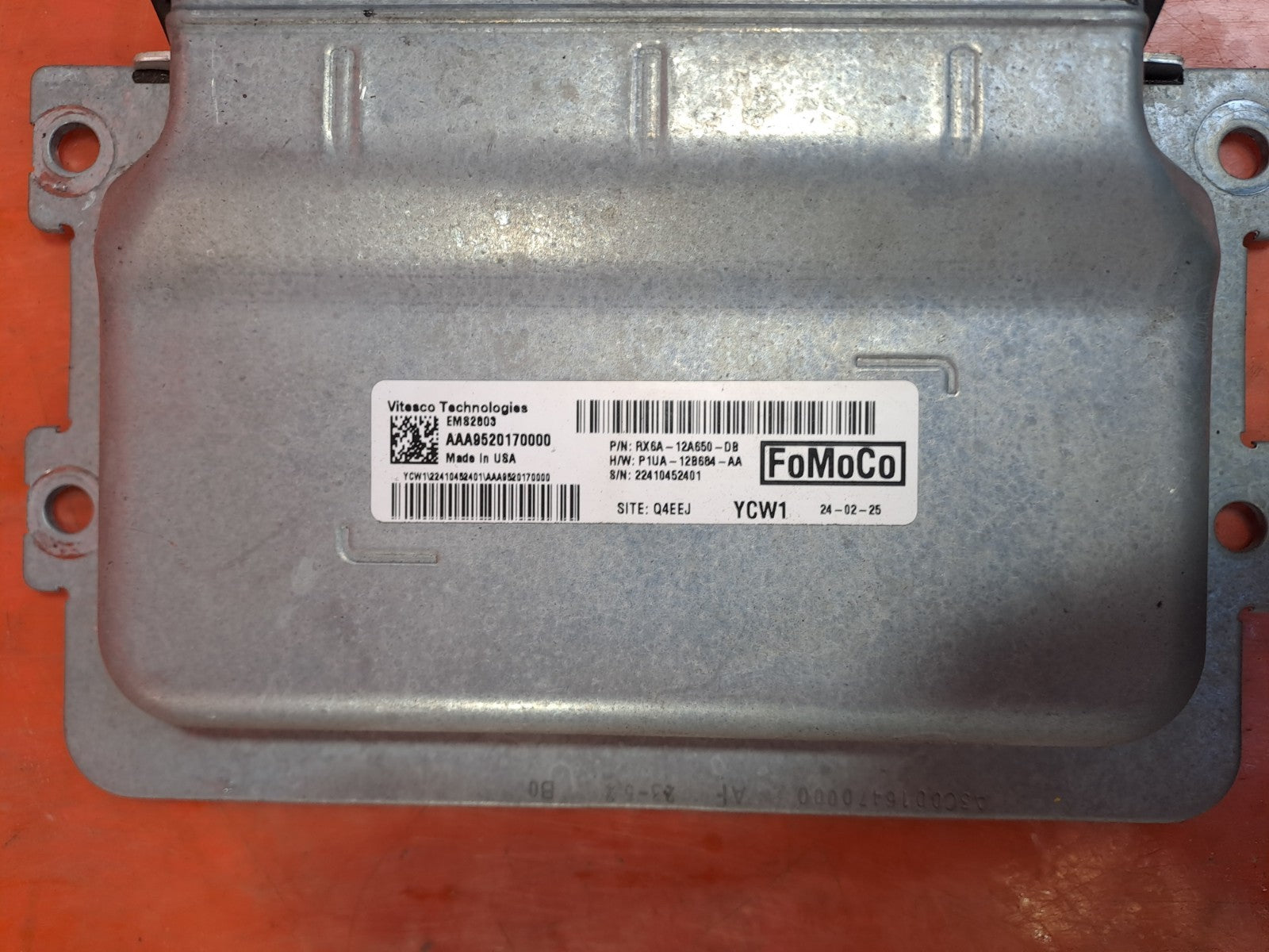 ✅FORD KUGA ST-LINE 2.5 PETROL 2025 ENGINE CONTROL MODULE ECU RX6A12A650DB A326 - Image 7