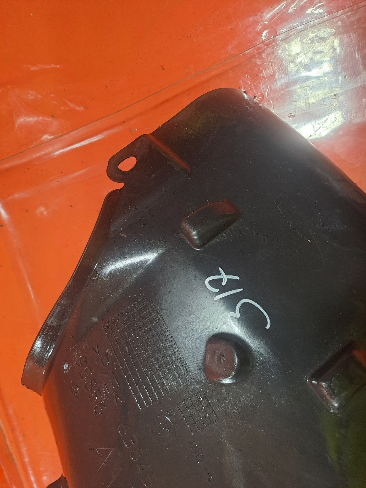 ✅2015 RENAULT ZOE DYNAMIQUE FRONT LEFT ARCH LINER MUD GUARD 638455277R +WARRANTY - Image 7