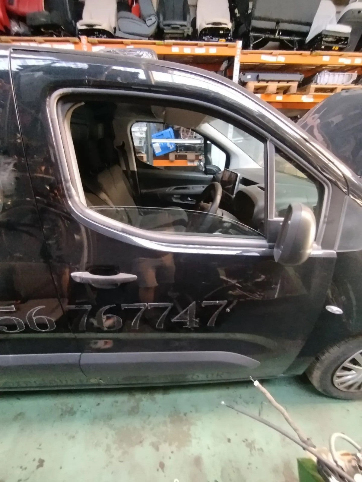 Citroen Berlingo MK3 1.5 Diesel 2021 Front Right Door Bare Black Warranty A415 - Image 3