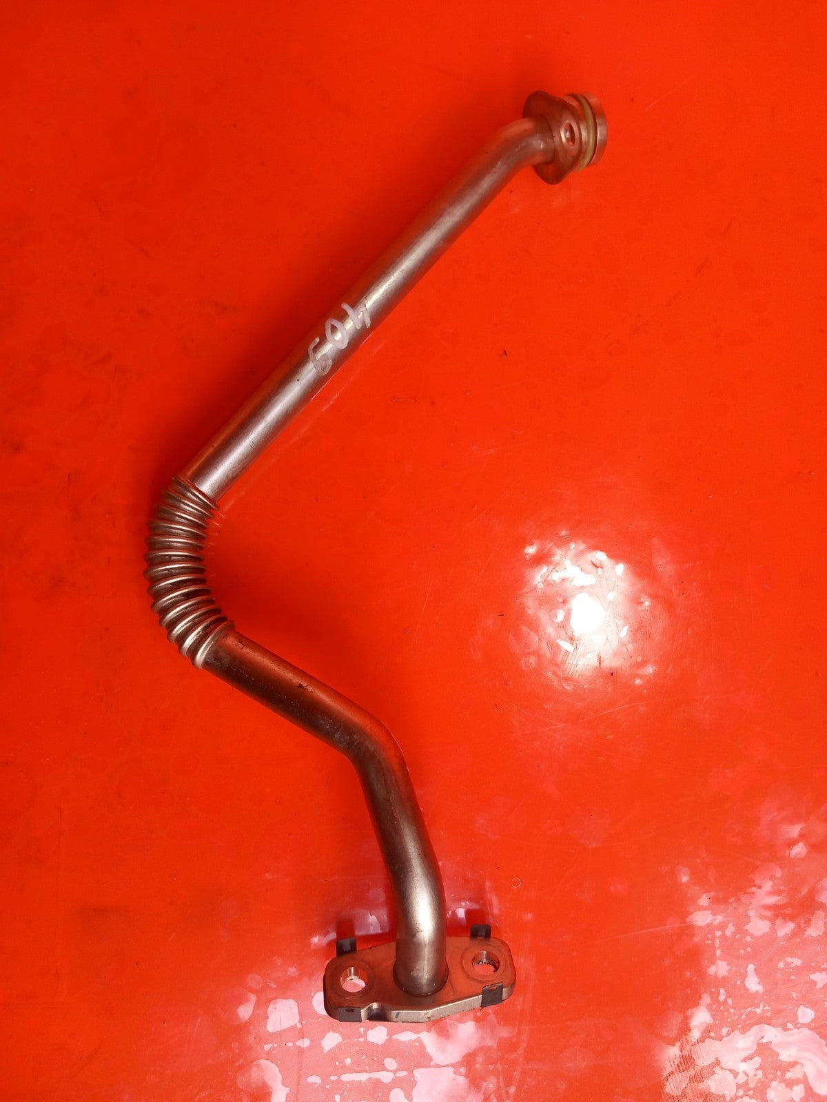 2016 Ford Transit Custom Turbocharger Oil Return Pipe GK2Q-6K677-BA A409 - Image 6