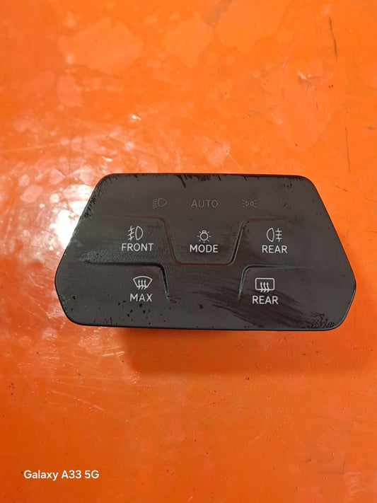 ✅2023 CUPRA FORMENTOR HEADLIGHT FOG LIGHT CONTROL SWITCH PANEL 5H0941193AG A336 - Image 2