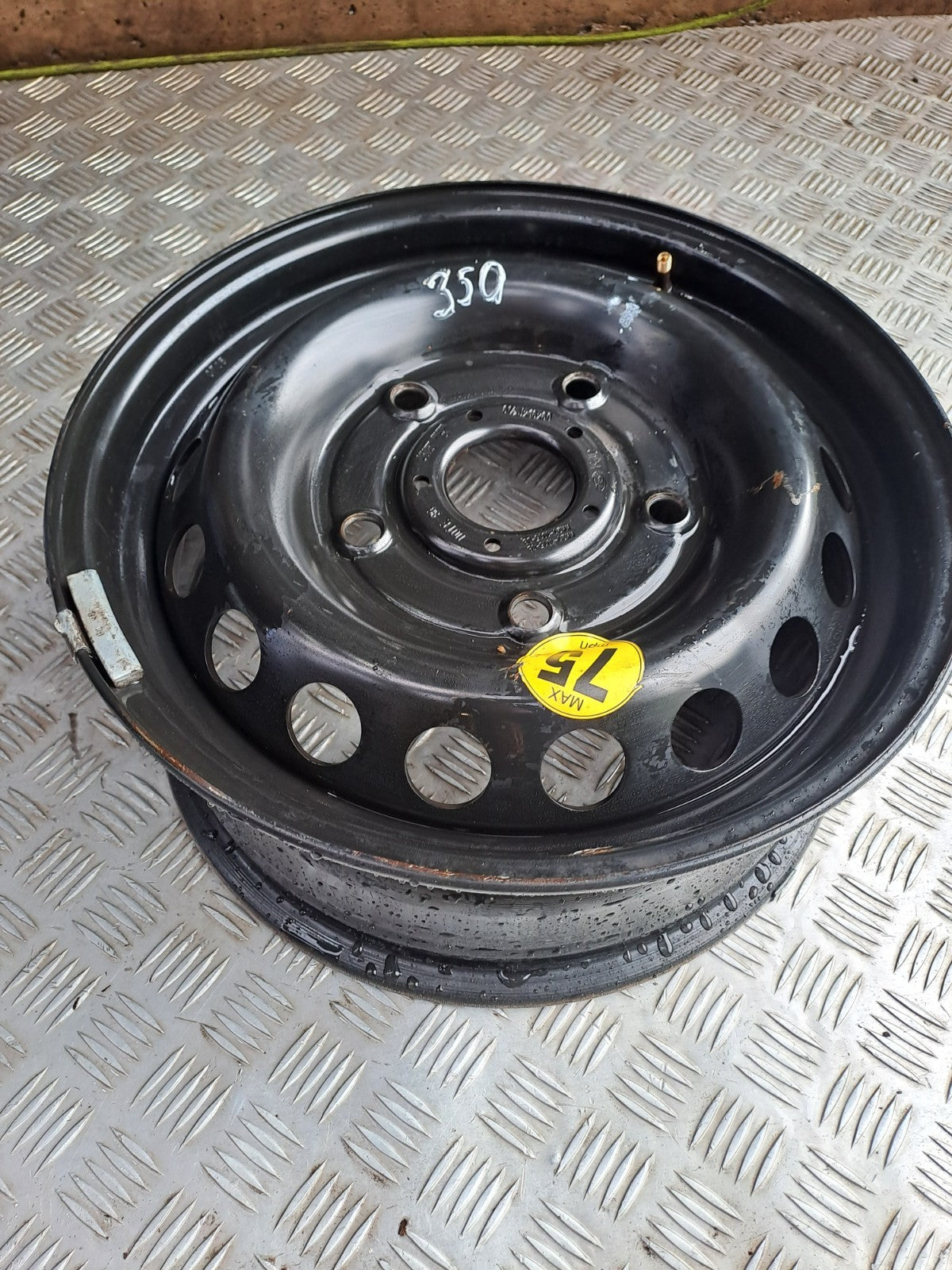 ✅2013 FORD TRANSIT CUSTOM BLACK STEEL WHEEL KK21-1015-CB + WARRANTY A350 - Image 6