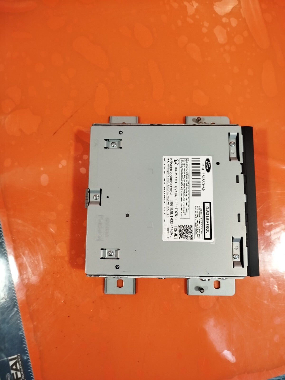 ✅2018 FORD FIESTA MK8 VIGNALE CD CHANGER H1BT-18C830-AD + WARRANTY A261 - Image 7