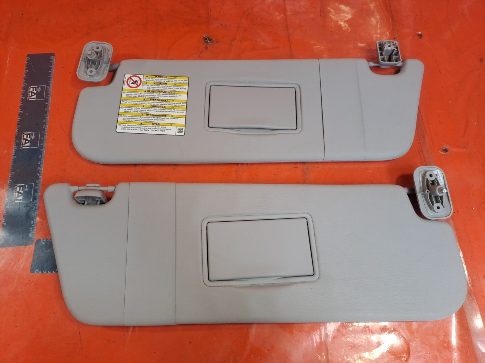 ✅Ford Transit Custom 2.2 Diesel 2014 Sun Visors Pair Warranty A379 - Image 2