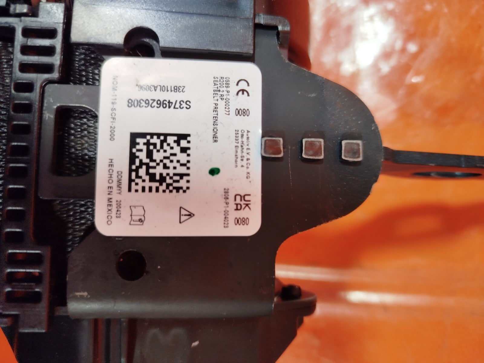 ✅BMW G20 330E 2.0 PETROL 2023 REAR LEFT SEAT BELT S3749626308 661888200B A340 - Image 5