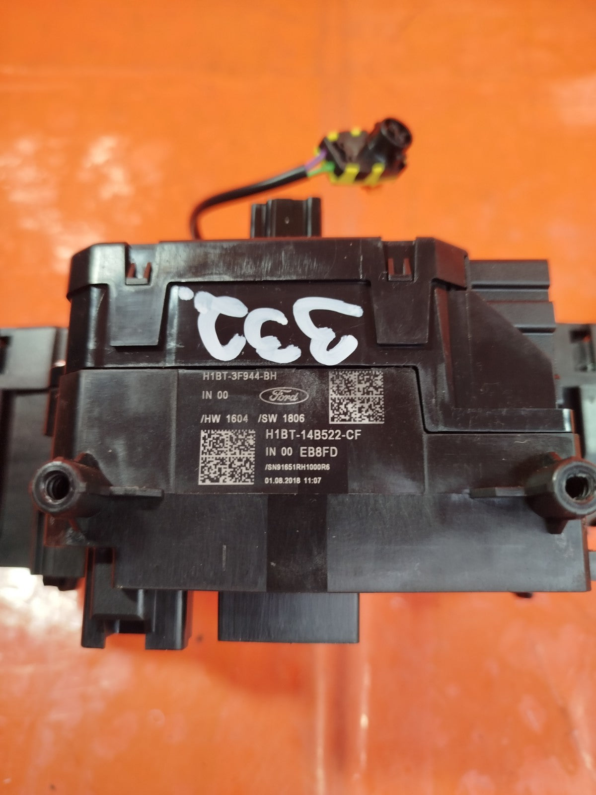 ✅FORD FIESTA ST-LINE X 1.5 DIESEL 2018 COMBINATION SWITCH STALK SQUIB H1BT14A664 - Image 9
