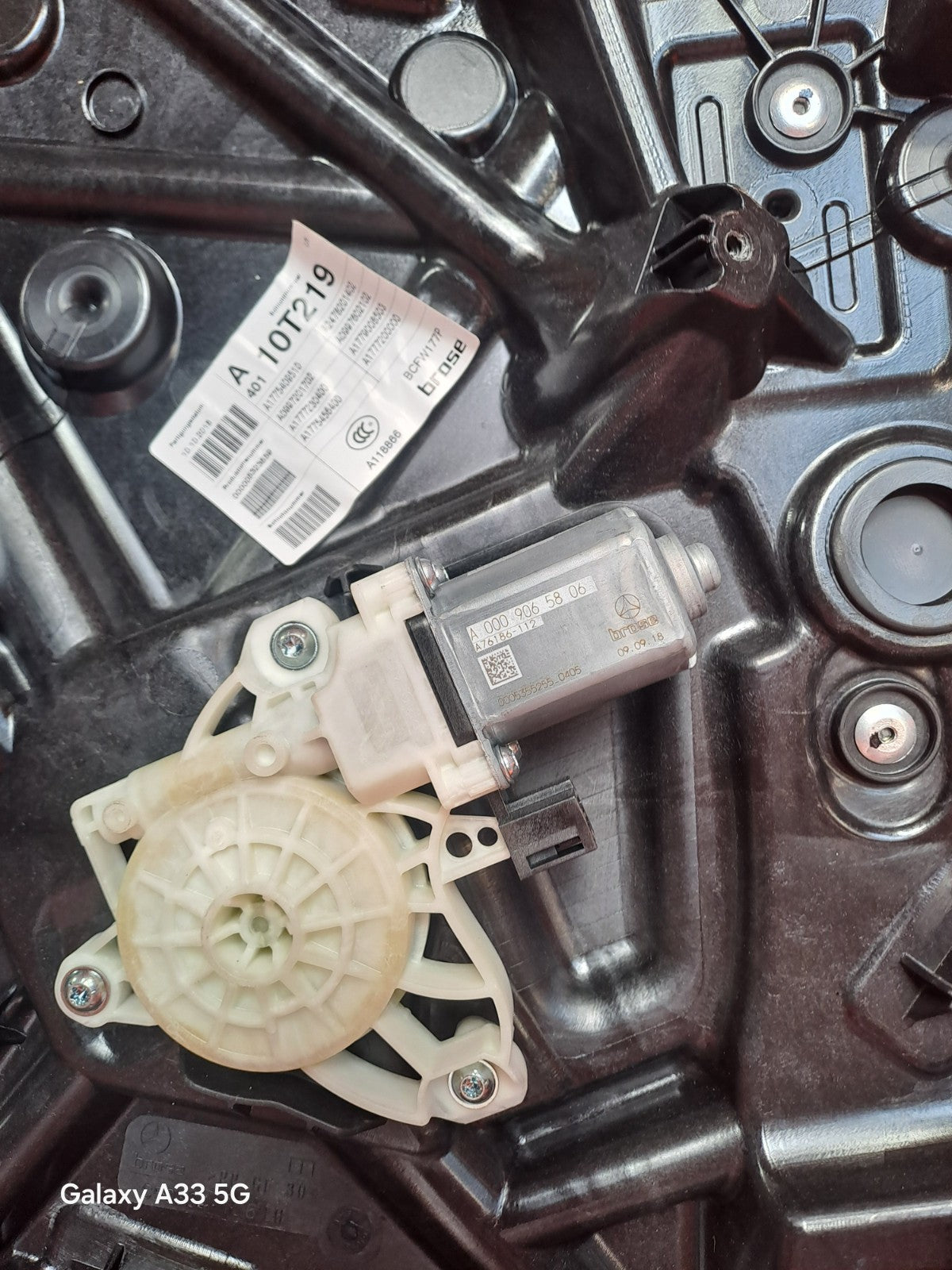 ✅MERCEDES A180D SPORT W177 1.5 DIESEL 2018 FRONT LEFT WINDOW REGULATOR Warranty - Image 9