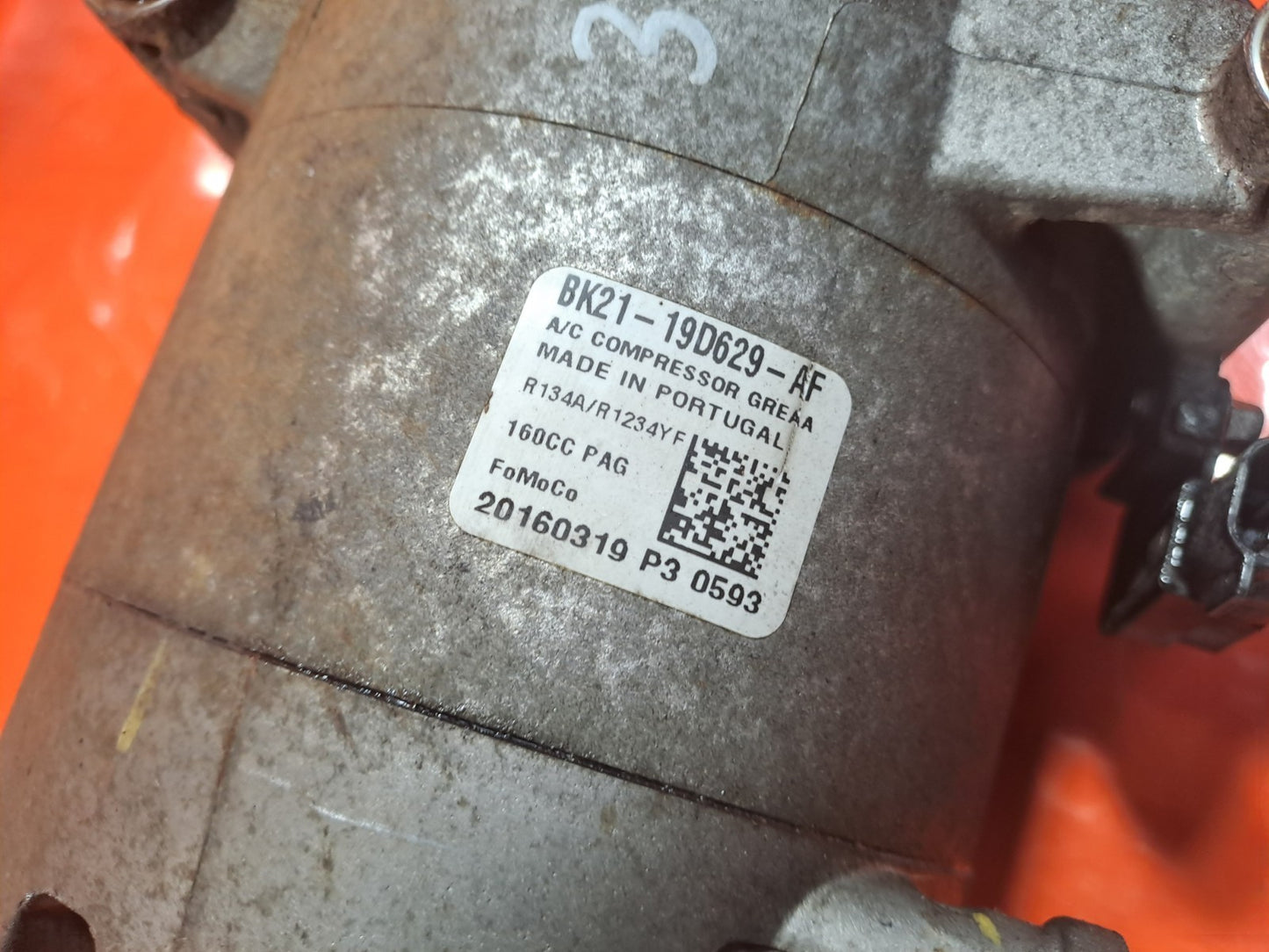 ✅2016 Ford Transit Custom Air Conditioning Pump BK21-19D629-AF + Warranty A373 - Image 3