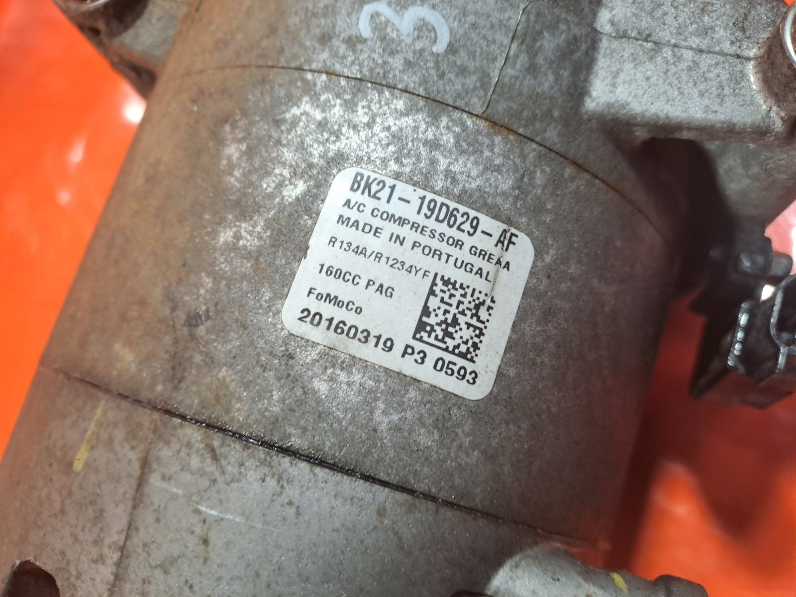 ✅2016 Ford Transit Custom Air Conditioning Pump BK21-19D629-AF + Warranty A373 - Image 3