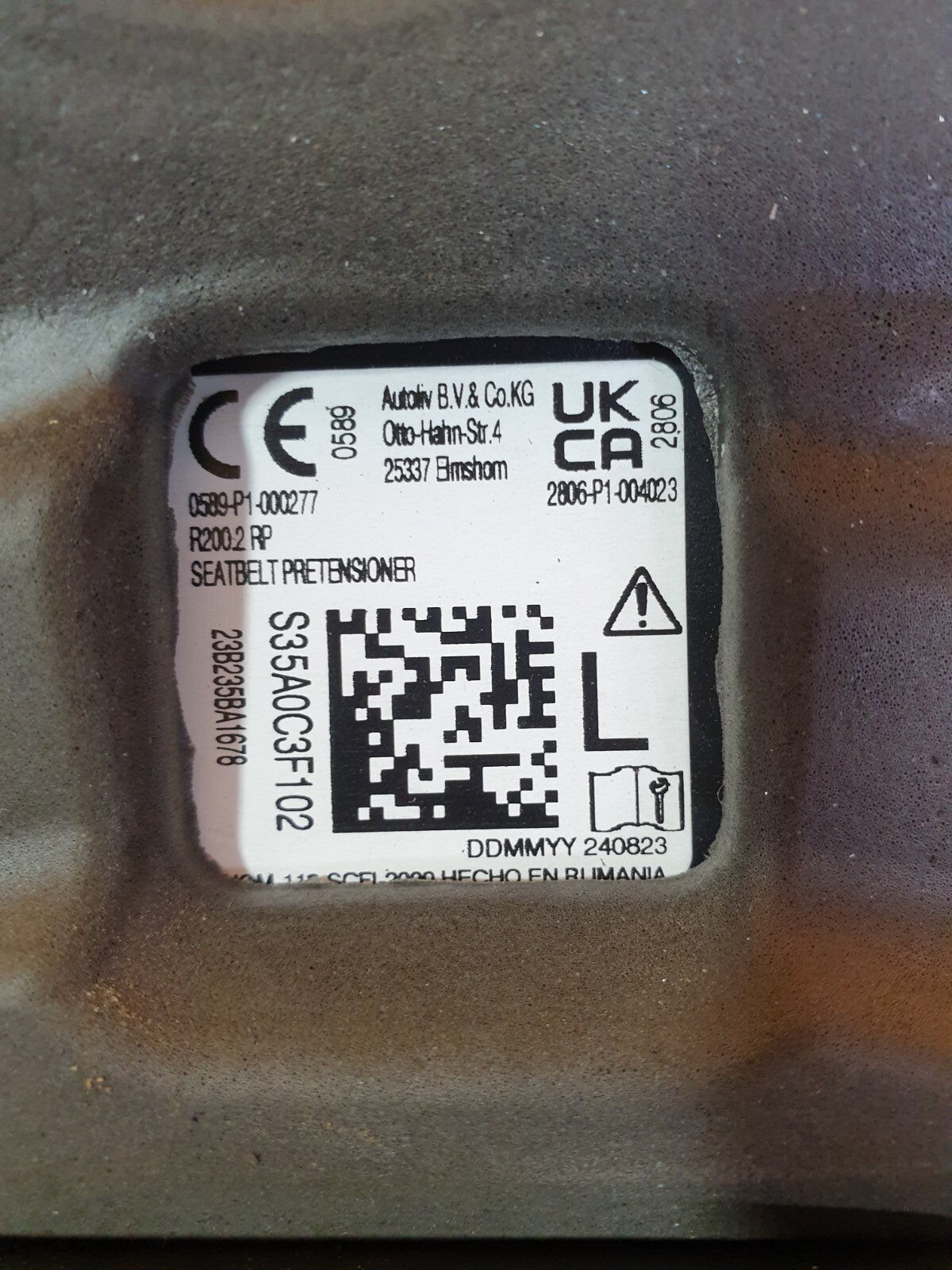 ✅BMW I4 G26 E-DRIVE 40M SPORT 2023 REAR LEFT SEAT BELT 5A0C3F1 Warranty A190 - Image 5