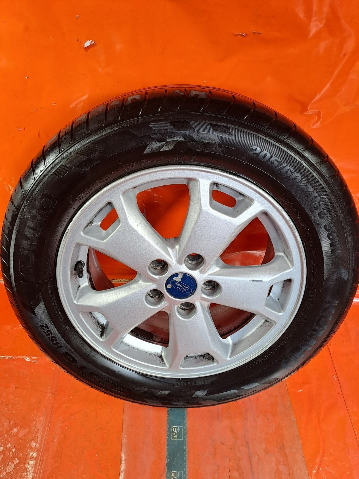 ✅2015 FORD TRANSIT CONNECT V408 ALLOY WHEEL WITH TYRE 205/60 R16 DT11-AC A355 - Image 4