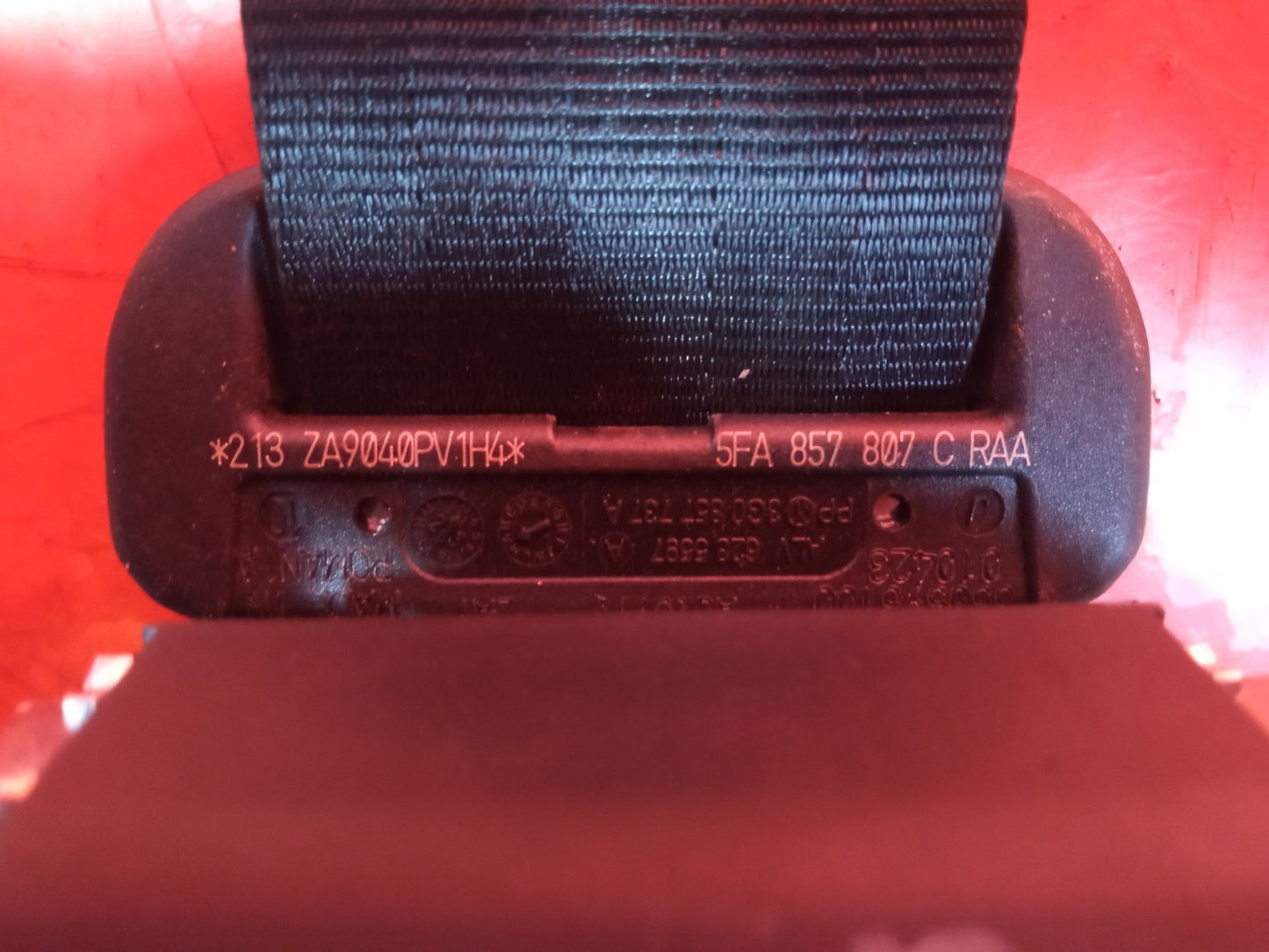✅Audi A3 Seat Rear Center Middle Seat Belt 640941300A 5FA857740MNB 5FA857807C - Image 4