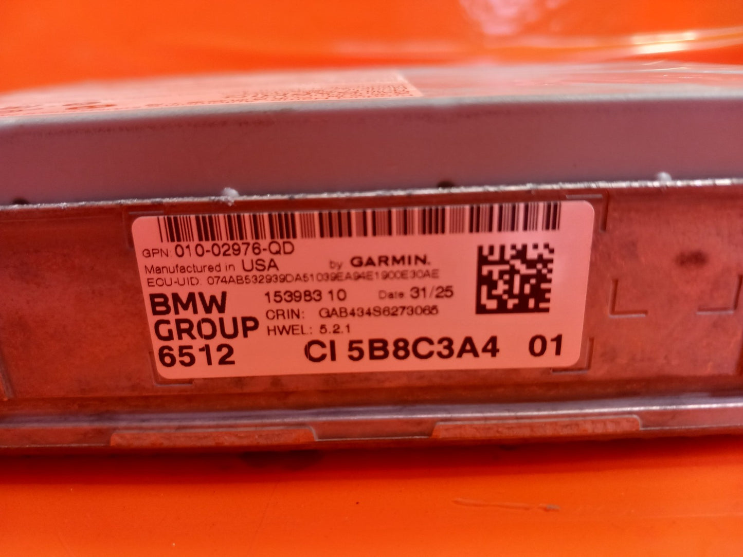 BMW X5 G05 Xdrive 50e M Sport 3.0 Petrol 2025 Sat Nav CD Radio Player Head Unit  - Image 4