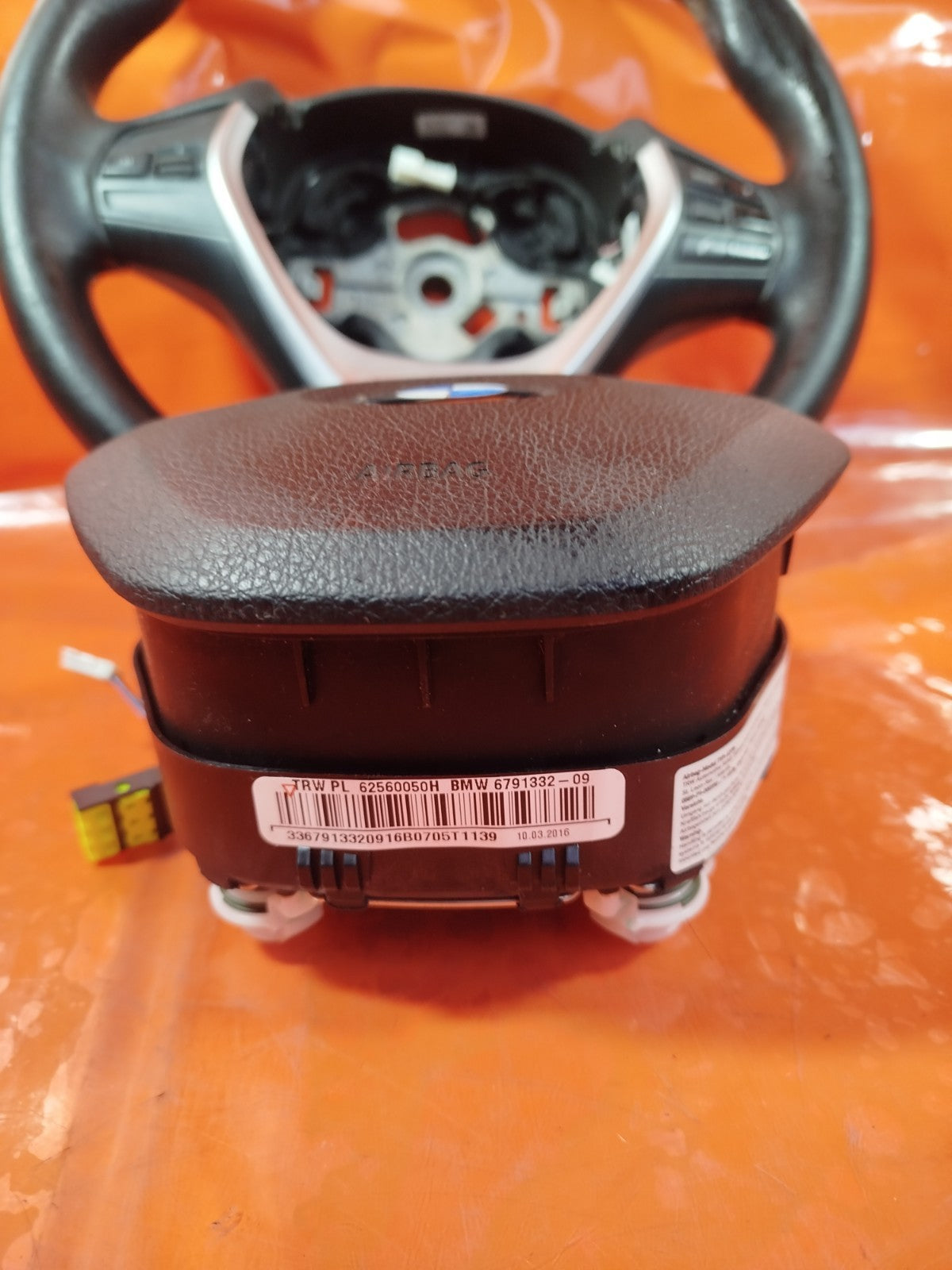 ✅BMW F22 218I SPORT 1.5 PETROL 2016 MULTIFUNCTION LEATHER STEERING WHEEL A339 - Image 8