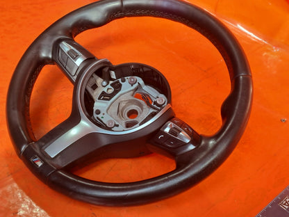 ✅2019 BMW 1 Series F20 M Sport Multifunctional Black Steering Wheel A360 - Image 3