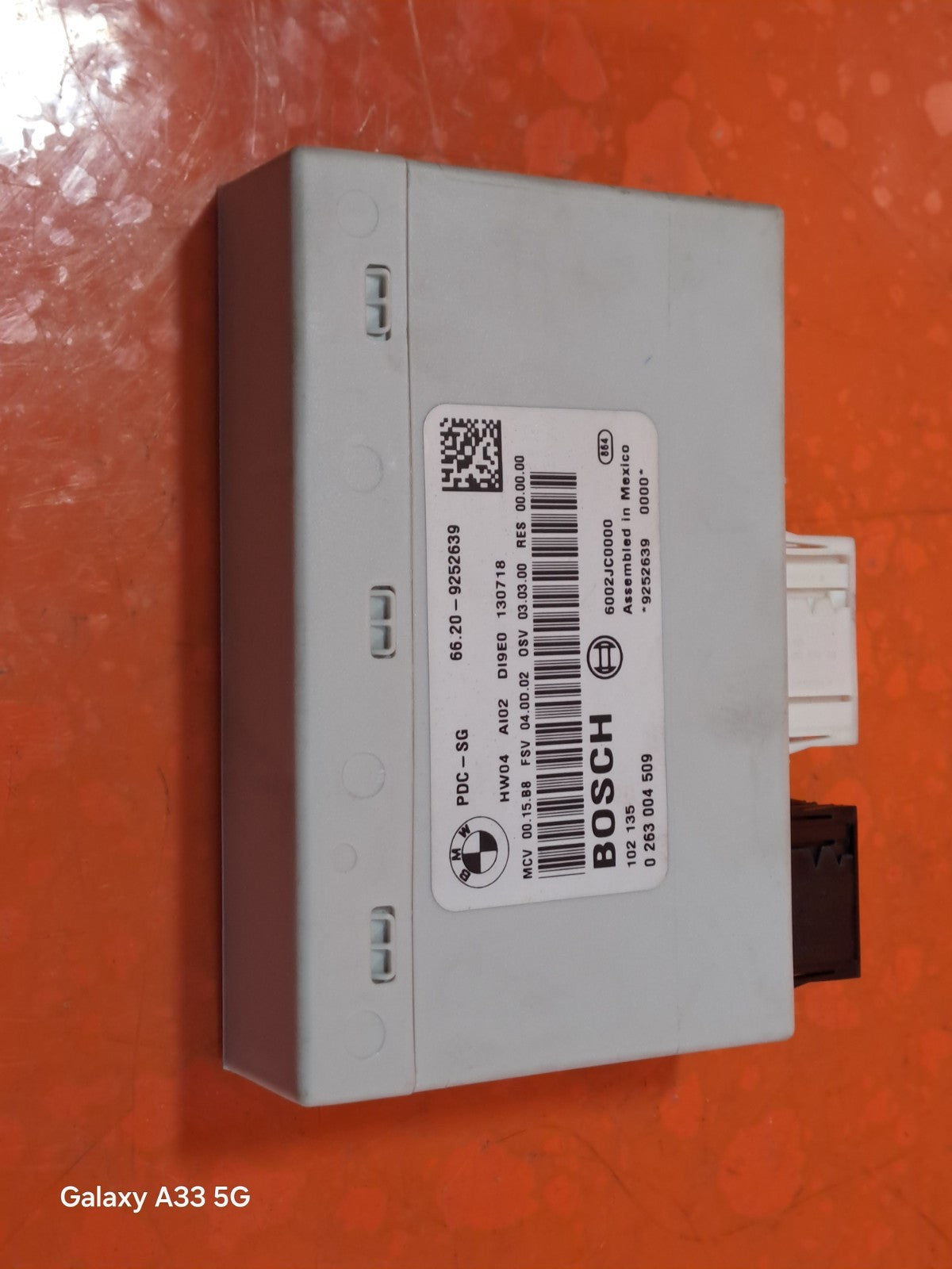 ✅2013 BMW 1 SERIES E88 PARKING CONTROL MODULE PDC 9252639 + WARRANTY A348 - Image 6