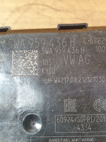 ✅VW GOLF MK8 1.5 PETROL 2022 KEYLESS ENTRY CONTROL MODULE ECU 5WA959436H A191 - Image 6