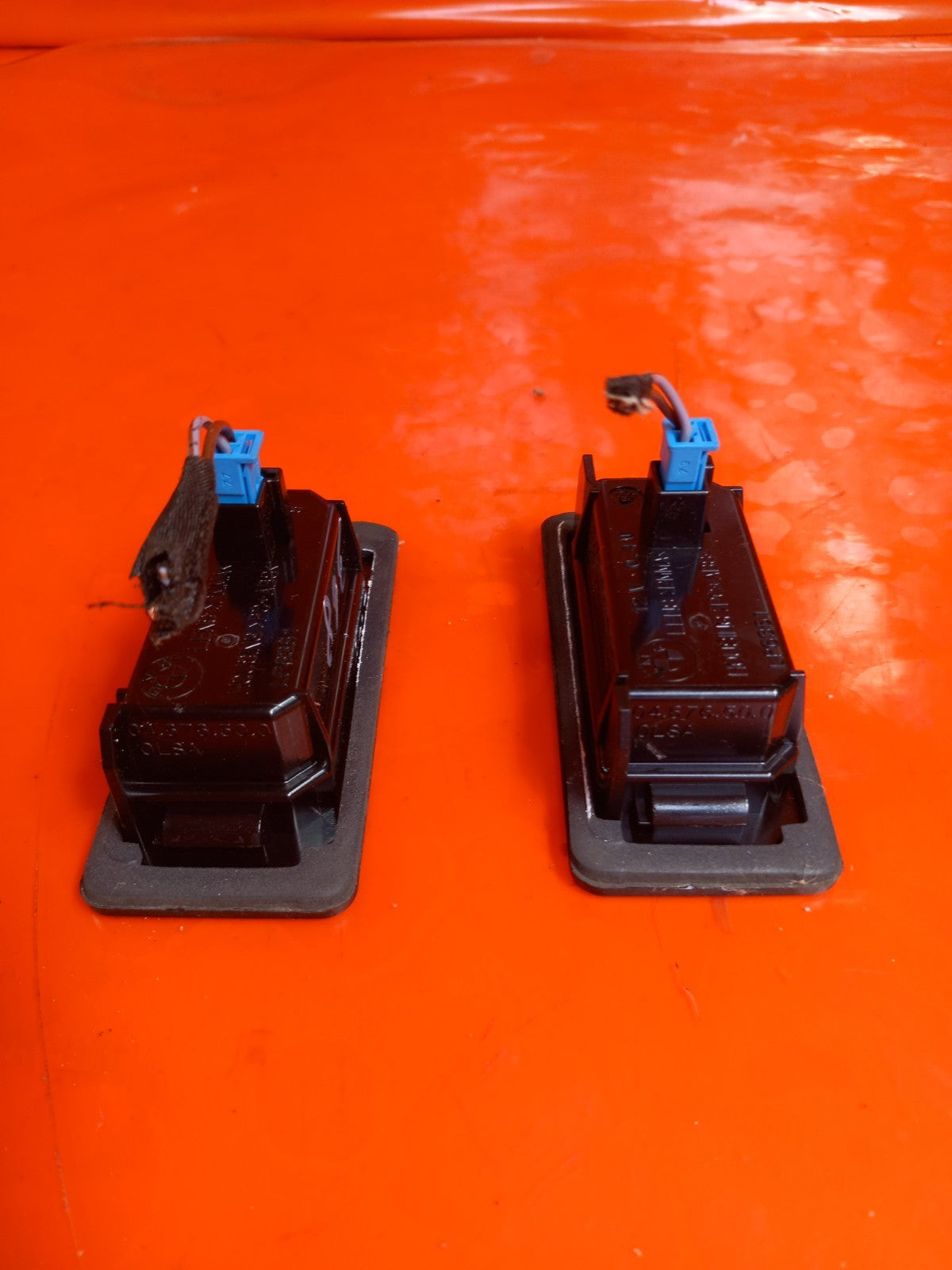 2013 BMW 3 Series F30 Xdrive M Sport Rear License Plate Number Lights 9481841 - Image 5