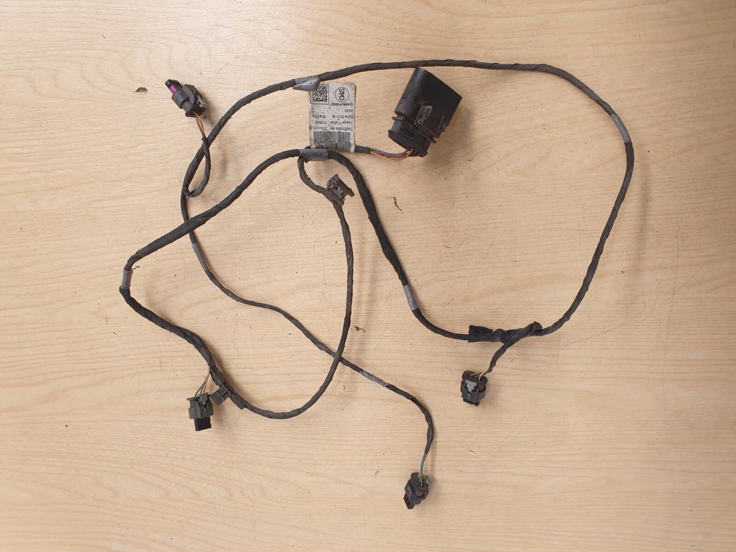 2019 AUDI A6 S LINE REAR BUMPER PARKING WIRE WIRING HARNESS 4K5971104AK A040 - Image 9