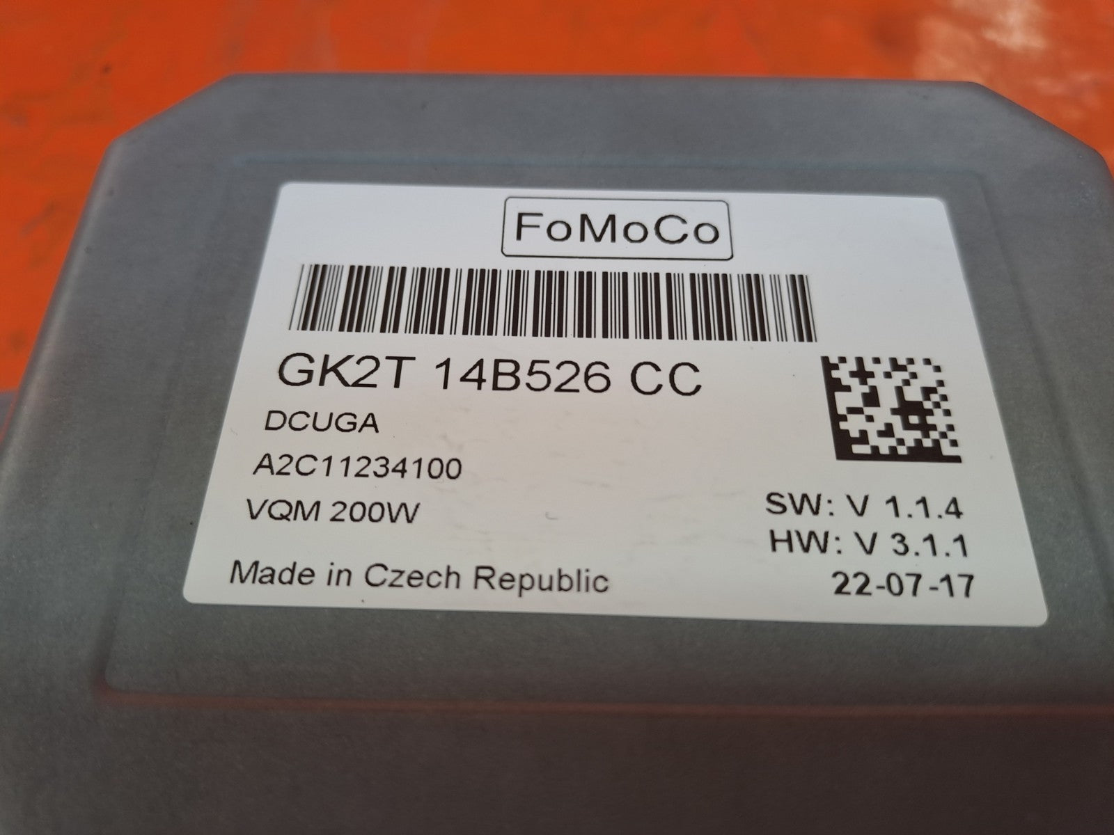 ✅Ford Tourneo Custom 2.0 Diesel 2017 Voltage Control Module GK2T14B526CC A359 - Image 3