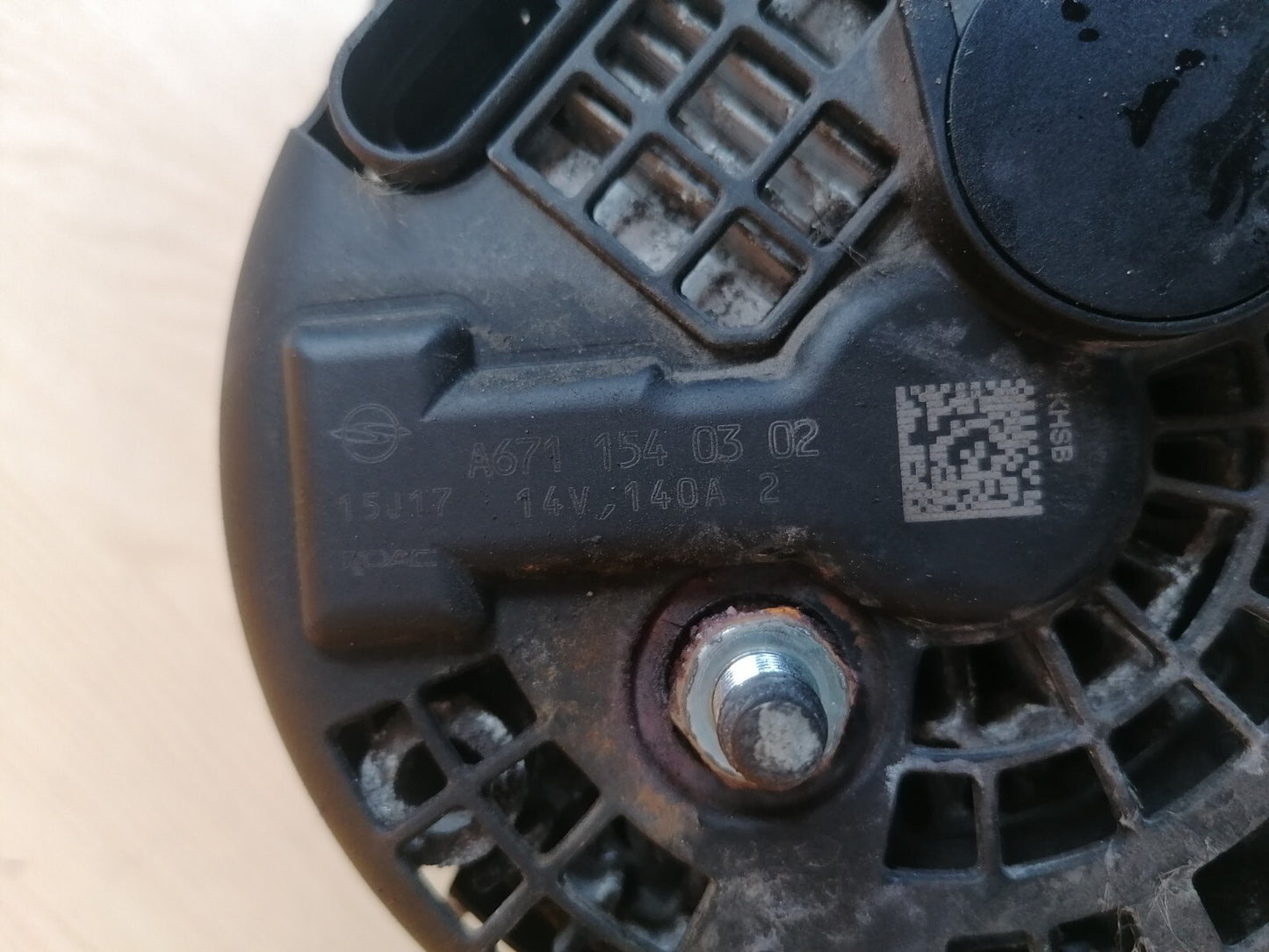 SSANGYONG KORANDO 2.2 DIESEL 2016 ALTERNATOR 14V 140A A6711540302 Warranty A022 - Image 11