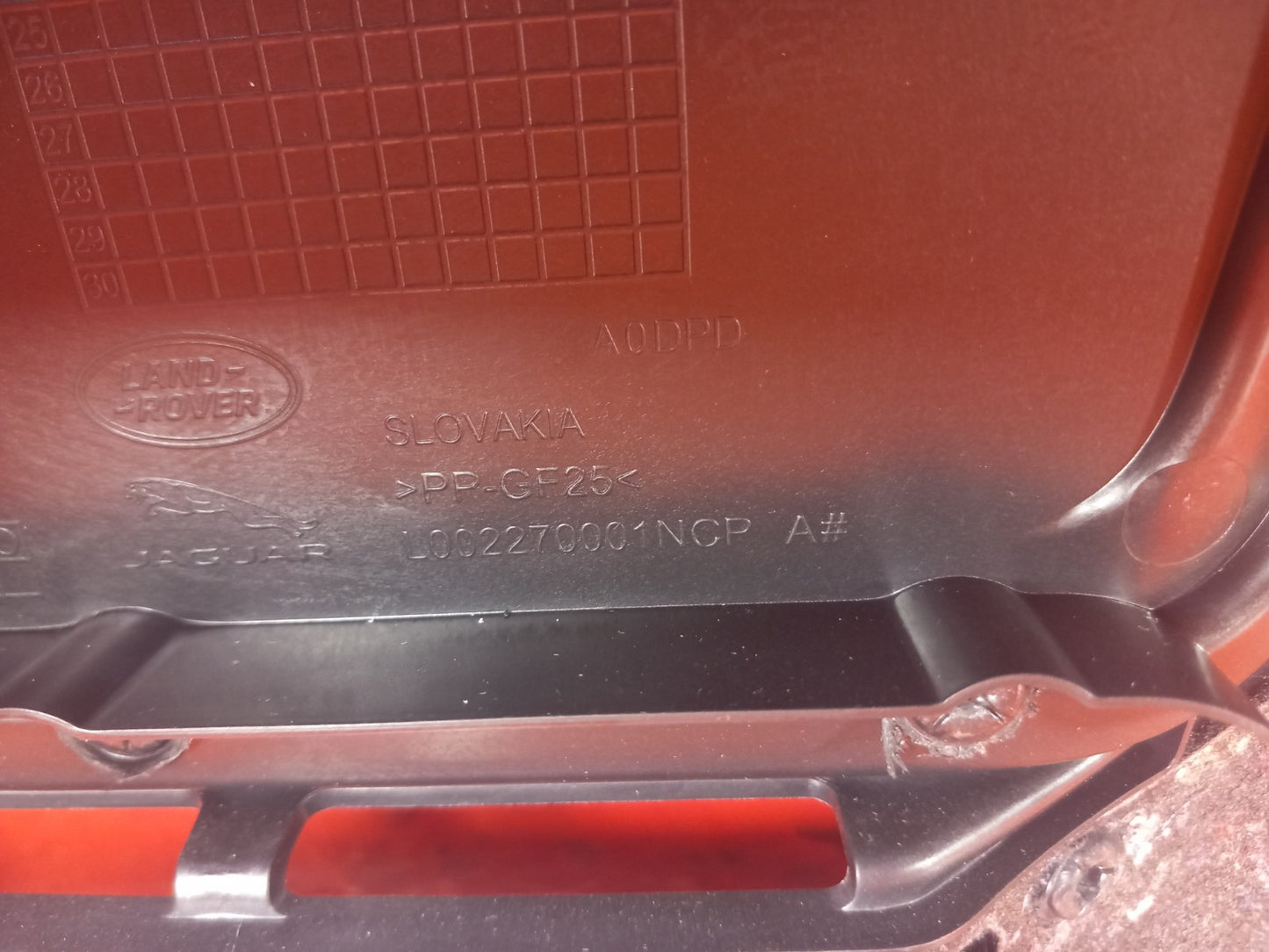 2025 Land Rover Defender L663 Front Left Seat Back Board L002270001NCP A396 - Image 12
