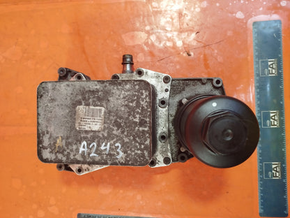 ✅2011 LAND ROVER RANGE ROVER L322 OIL FILTER HOUSING COOLER AL3Q-6B624-DB A243 - Image 3