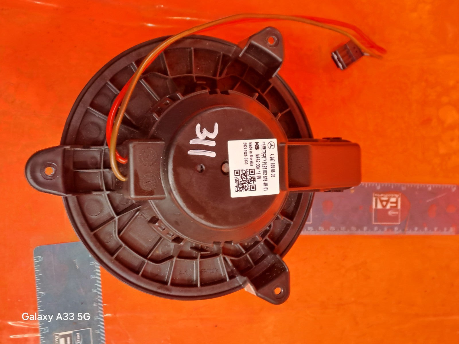 ✅2025 MERCEDES A CLASS W177 HEATER BLOWER FAN MOTOR A2478308600 + WARRANTY A311 - Image 2