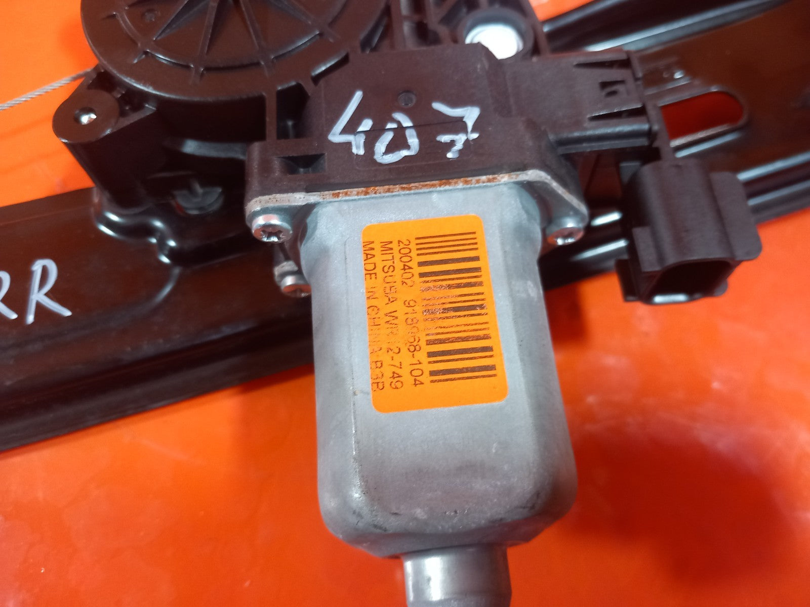 2021 Ford Ranger Wildtrak Rear Right Window Motor Regulator 918968-104 A407 - Image 10