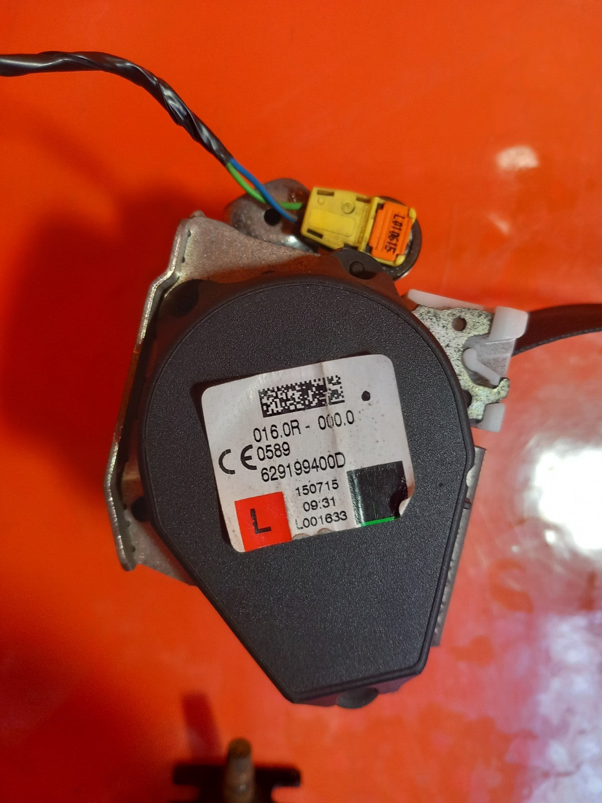 2019 Ford Galaxy MK3 Zetec Rear Left Seat Belt EM2B-R611E51-AEW Warranty A345 - Image 10