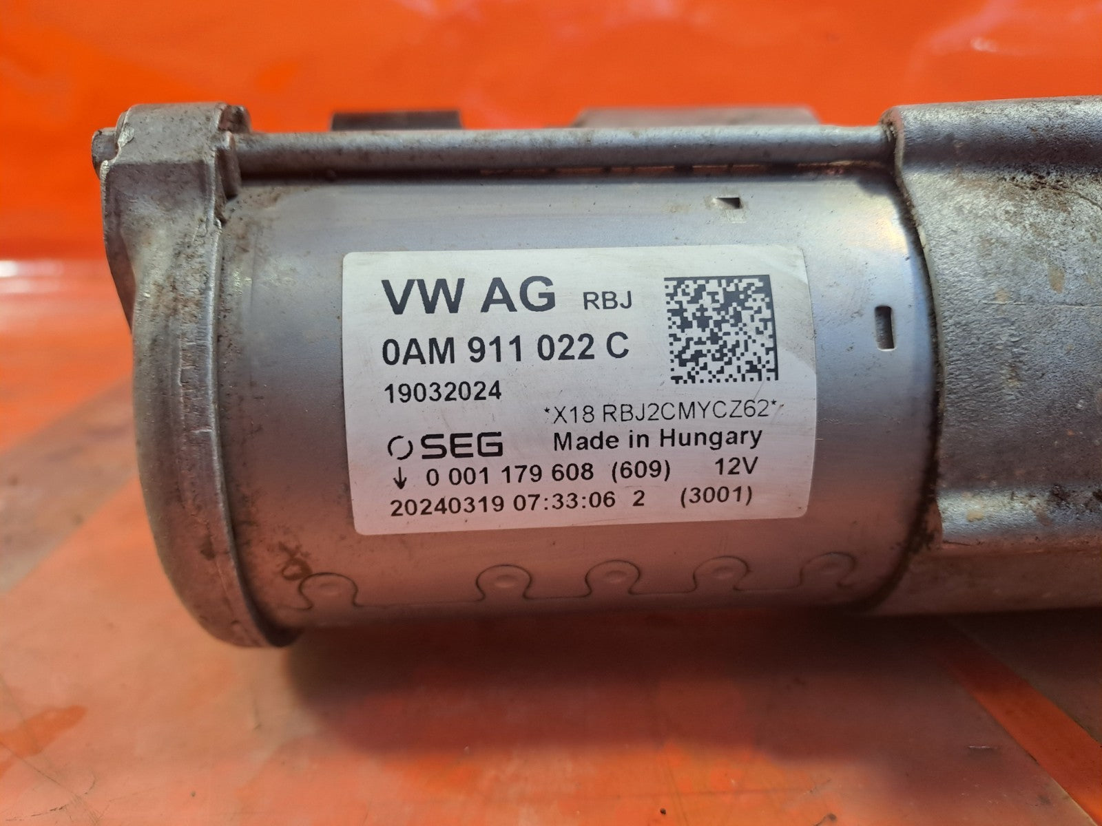 ✅2024 SKODA KAMIQ SE 1.5P STARTER MOTOR 0AM911022C + WARRANTY A319 - Image 5