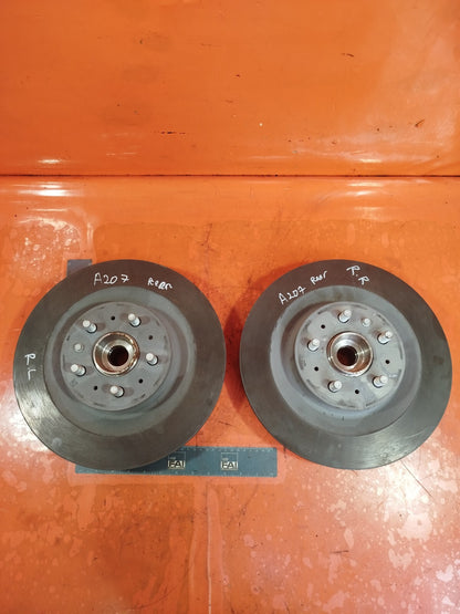 ✅2024 TESLA MODEL 3 LONG REAR BRAKE DISC PAIR 1188632-00-C + WARRANTY A207 - Image 2