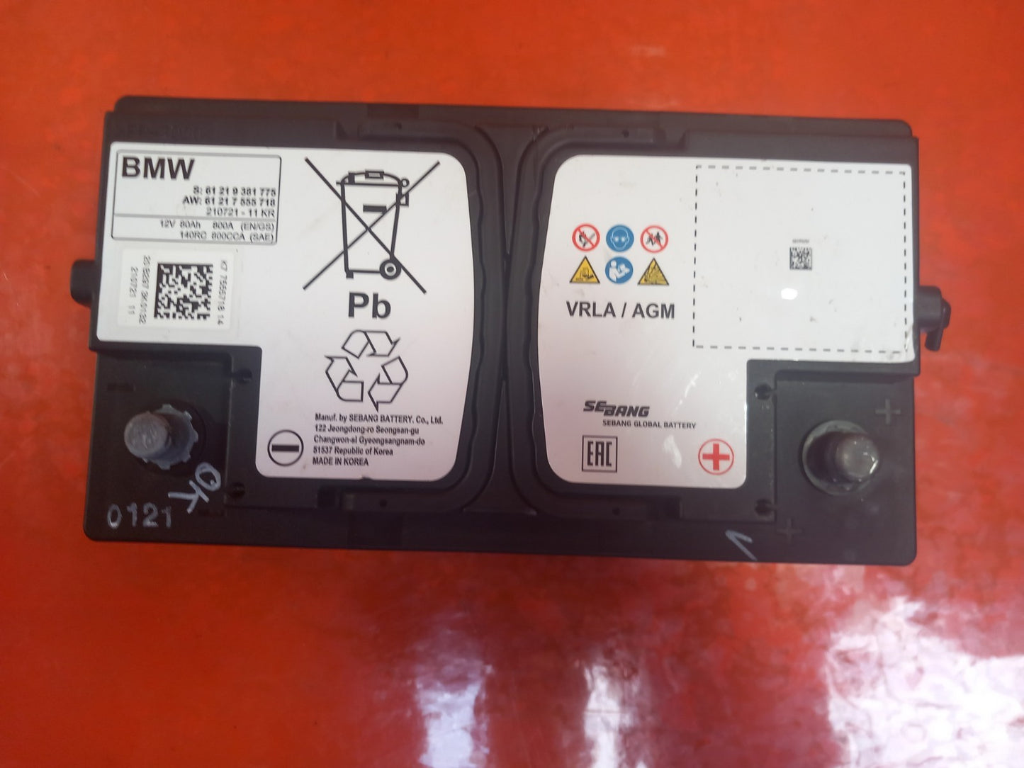 Car Battery BMW 9381775 7555718 12V 80Ah 800A Warranty xAA - Image 3