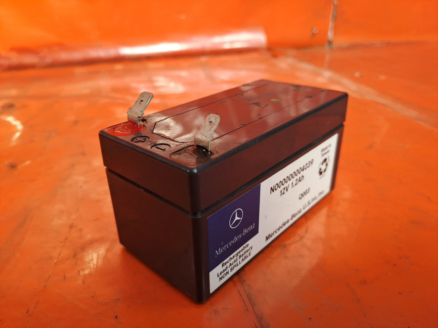 ✅2021 Mercedes CLA C118 AMG Line Auxiliary Battery 12V 1.2Ah N000000004039 A358 - Image 2