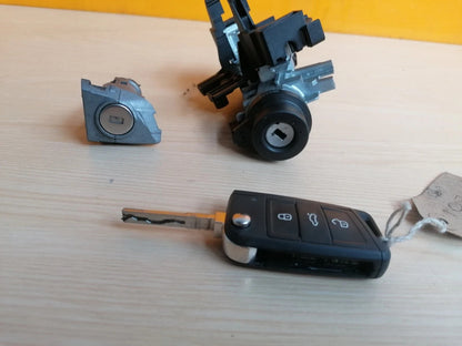 ✅VW T-Cross 1.0 Petrol 2020 Ignition Lock Switch Barrel With Key 2016DJ3959 A010 - Image 6